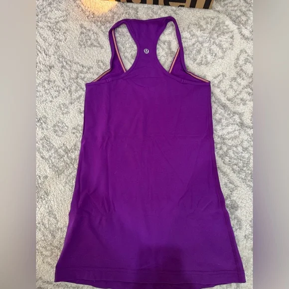 lululemon Purple Cool Racerback Tank - Picture 2 of 4